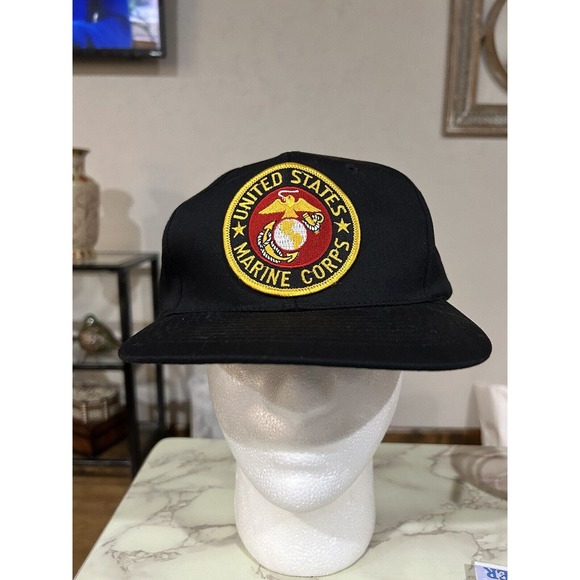 Vintage United States Marine Corps Nissun Snapback Hat NWOT - Picture 1 of 9